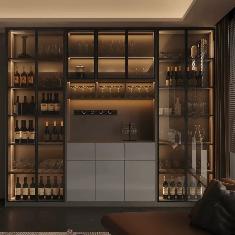 Furniture Lighting & Decor Magazine - Armário de vinho italiano de luxo