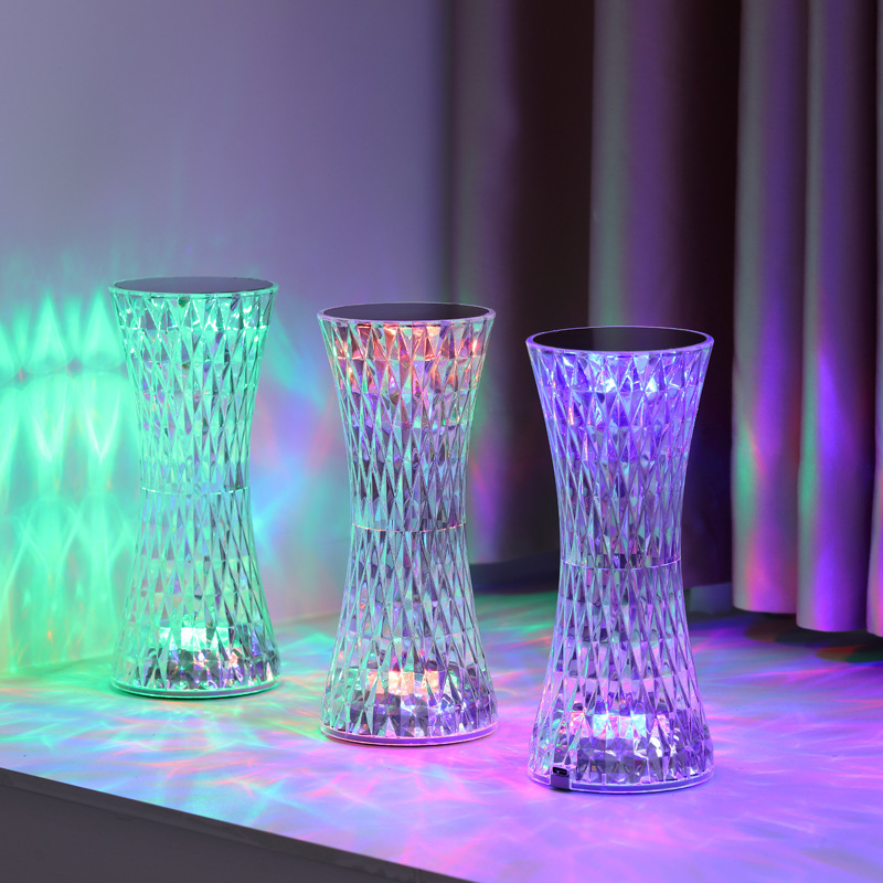 Up Lighting Decor - Luminárias de Mesa de Cristal para