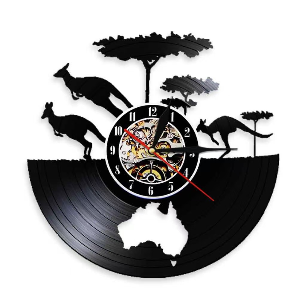 Decor Lighting Australia - Relógio de Parede em Vinil com