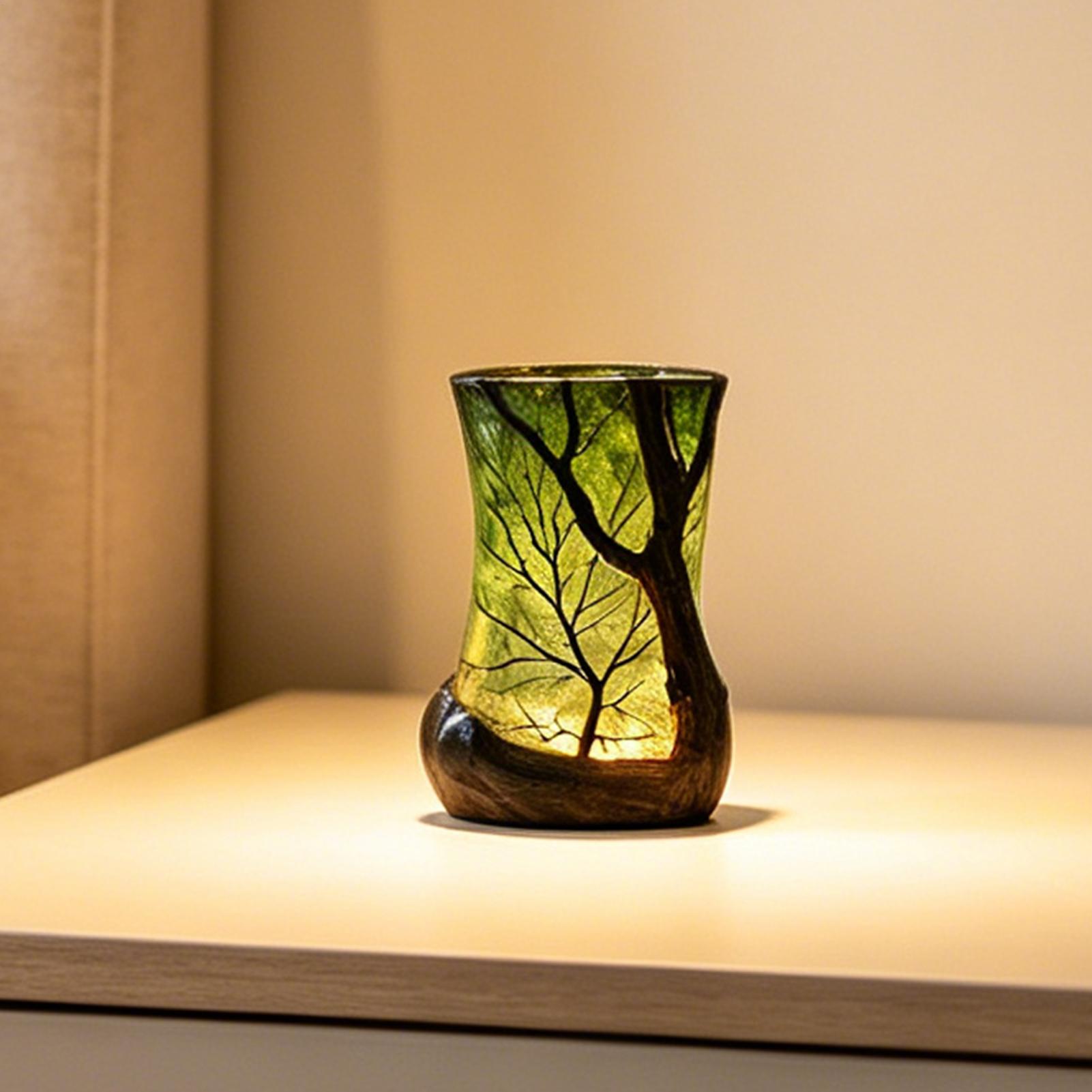 Lighting Decor In Room - Luminária de Mesa Decorativa Floresta Noturna: