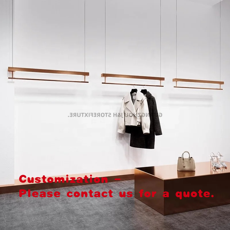 Furniture Lighting & Decor Magazine - Suporte de Roupas Personalizado em Ouro