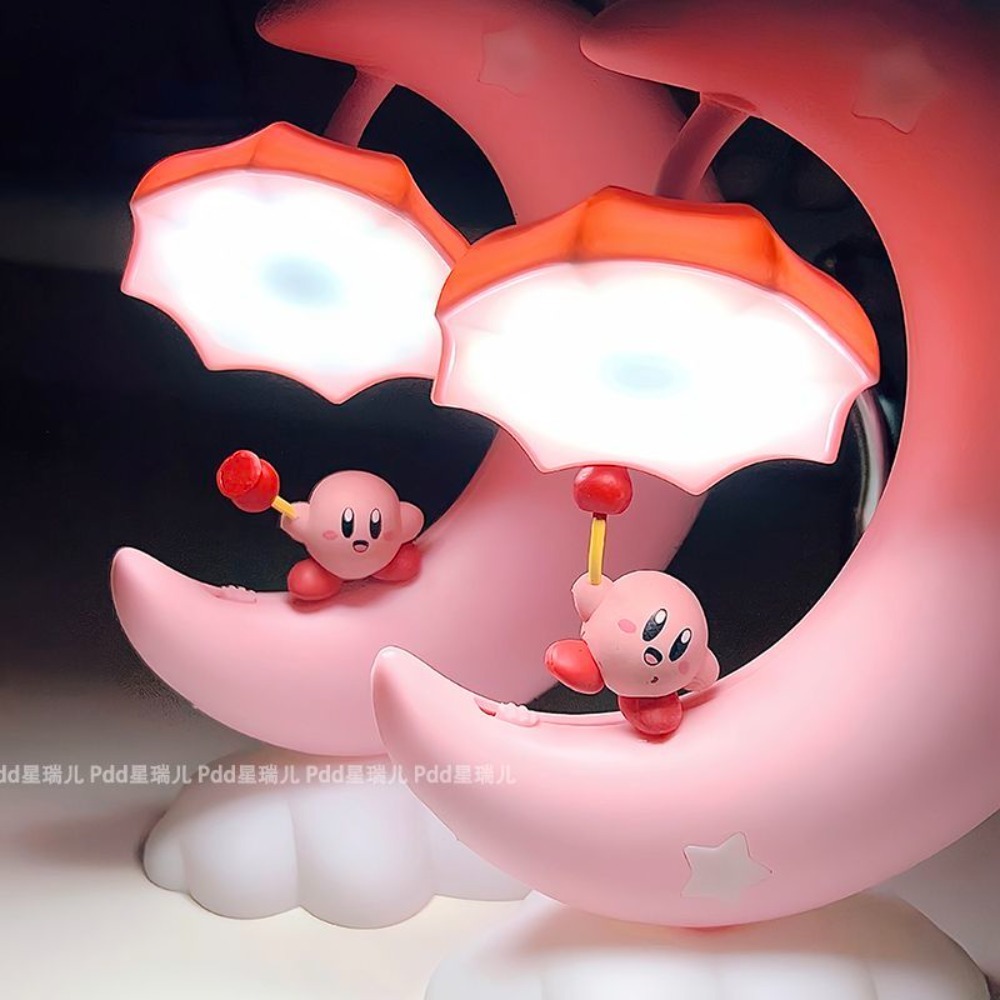 Lighting Room Decor Items - Luminária Noturna Kirby Fofa, Abajur Kawaii