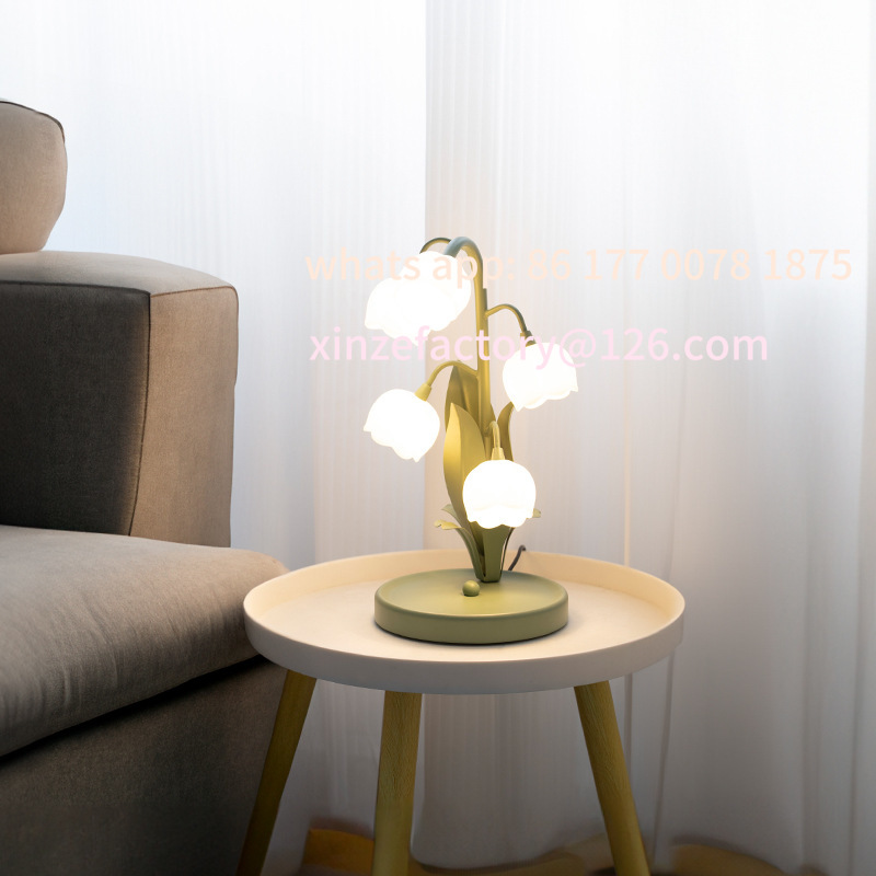 Decor Lighting Cy - Personalizável led flor candeeiro de mesa
