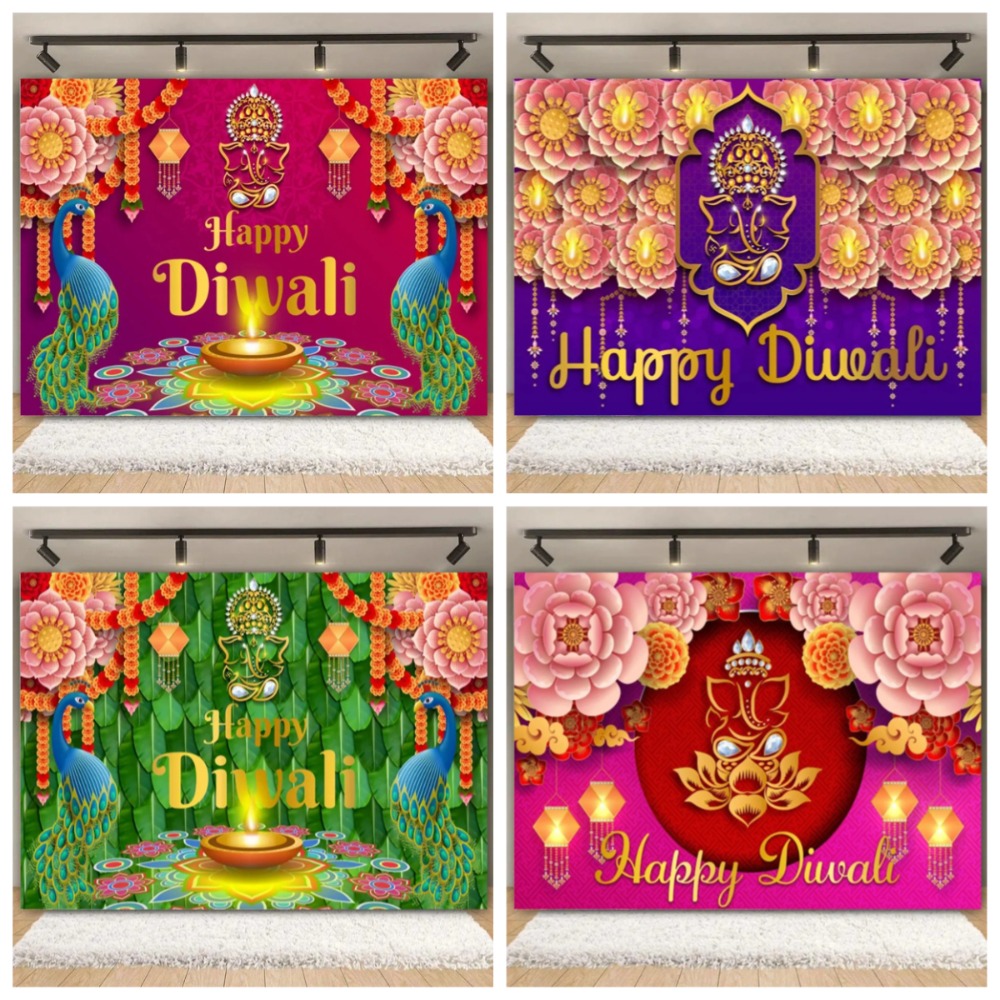Lighting Decoration For Diwali - Feliz diwali festival pano de fundo