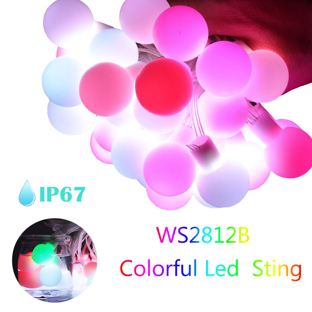 Ws2812b led bola redonda luzes - Lighting Decor And More avaliação e preço