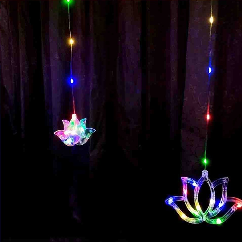 Luz de Cortina de Lótus Deepav - Lighting Decoration For Diwali avaliação e preço