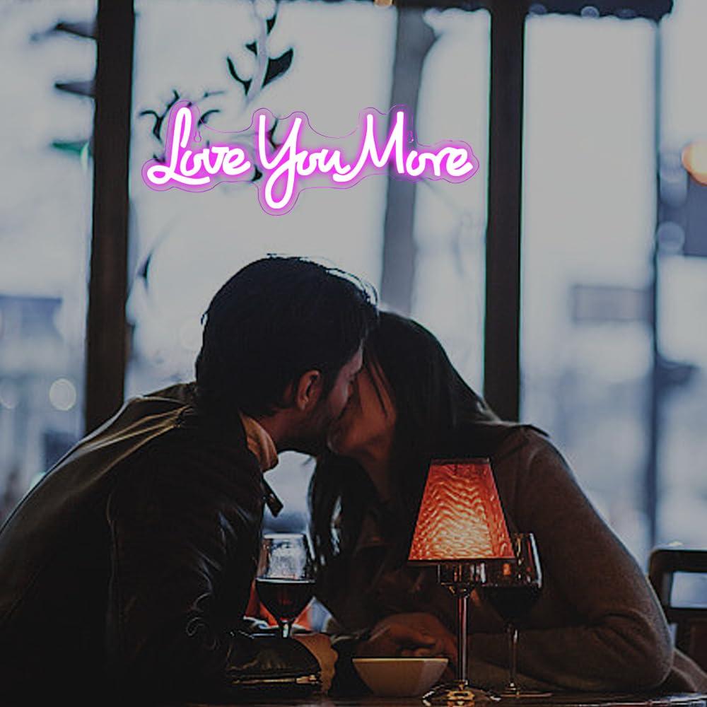 Letreiro Neon 'Love You More'  - Lighting Decor And More avaliação e preço