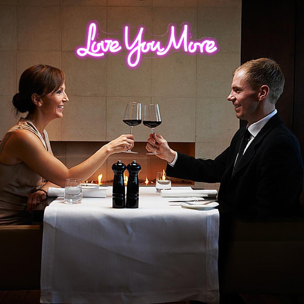 Letreiro Neon 'Love You More'  - Lighting Decor And More avaliação e preço