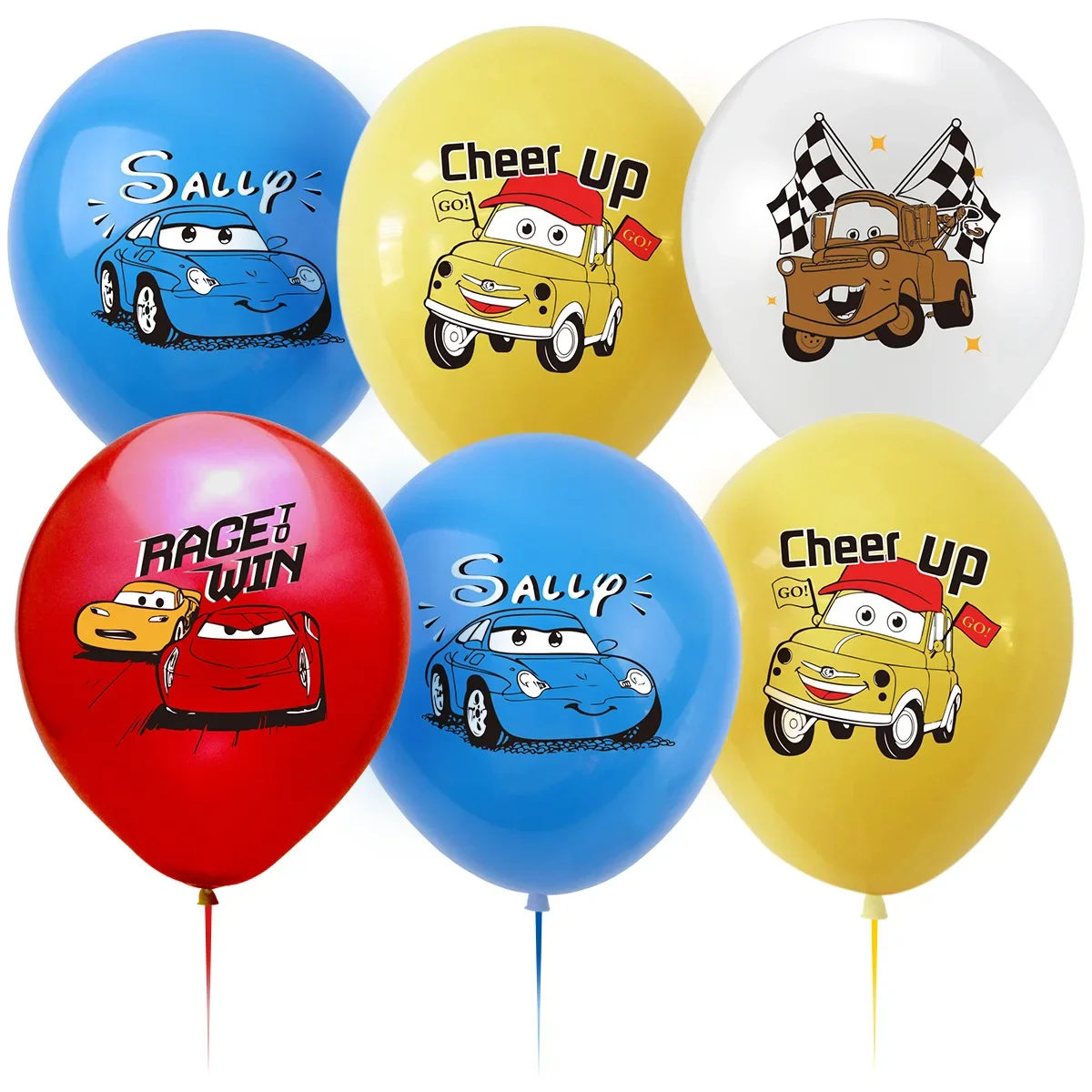 Balões de látex de 12 polegada - Lighting Mcqueen Birthday Decor avaliação e preço