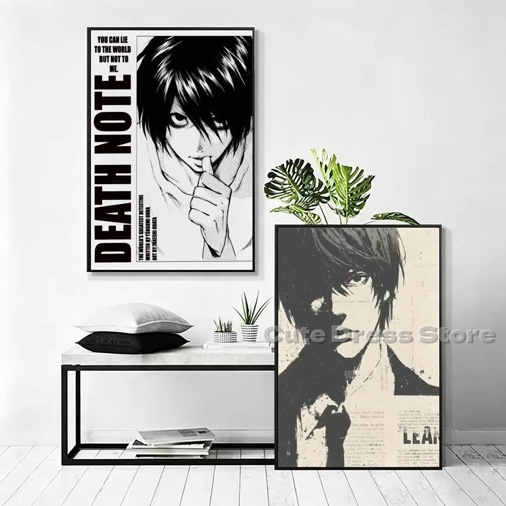 Pôster de Anime Death Note em  - Lighting Room Decor Items avaliação e preço