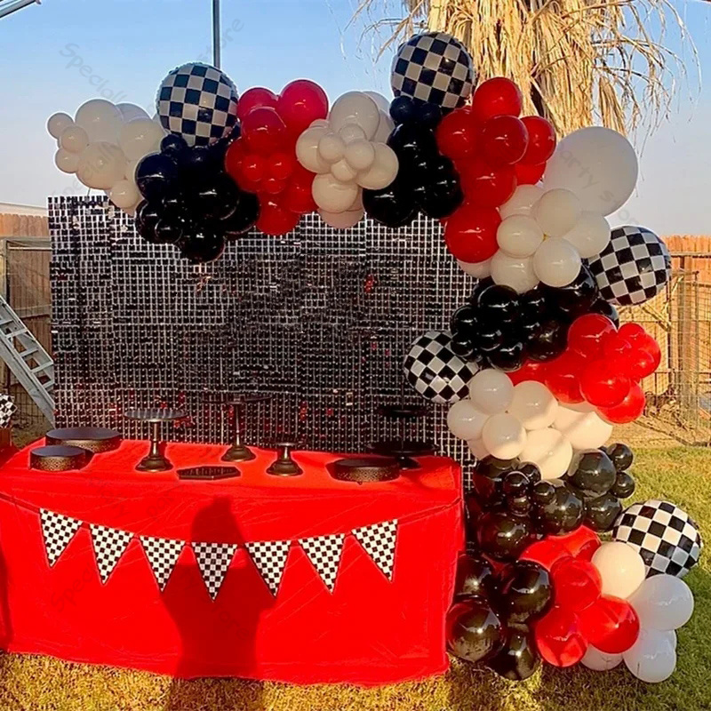 123 pçs balões de aniversário  - Lighting Mcqueen Birthday Decor avaliação e preço