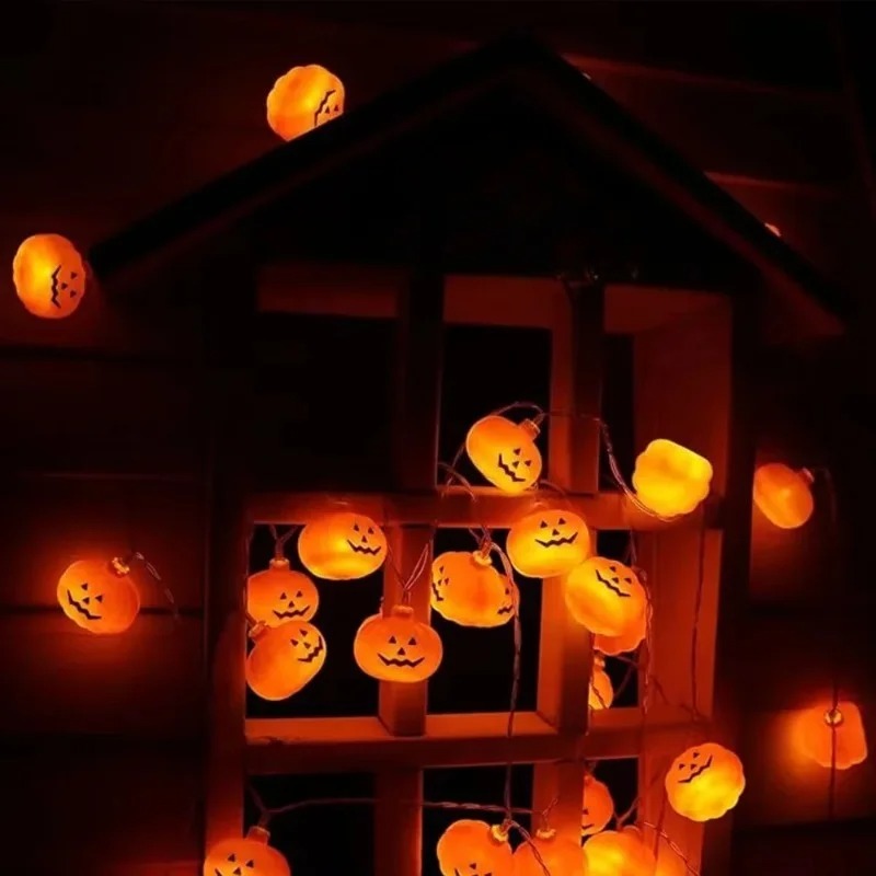 Luzes de Cordão de Abóbora par - String Light Outdoor avaliação e preço
