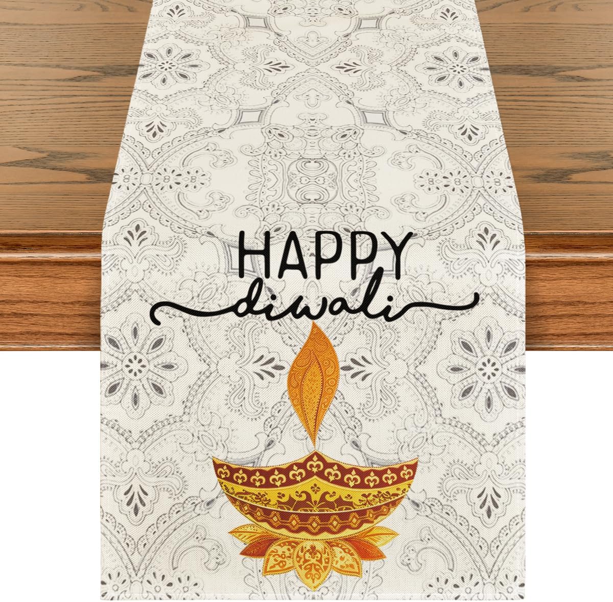 Feliz Diwali! Caminho de Mesa  - Lighting Decoration For Diwali avaliação e preço
