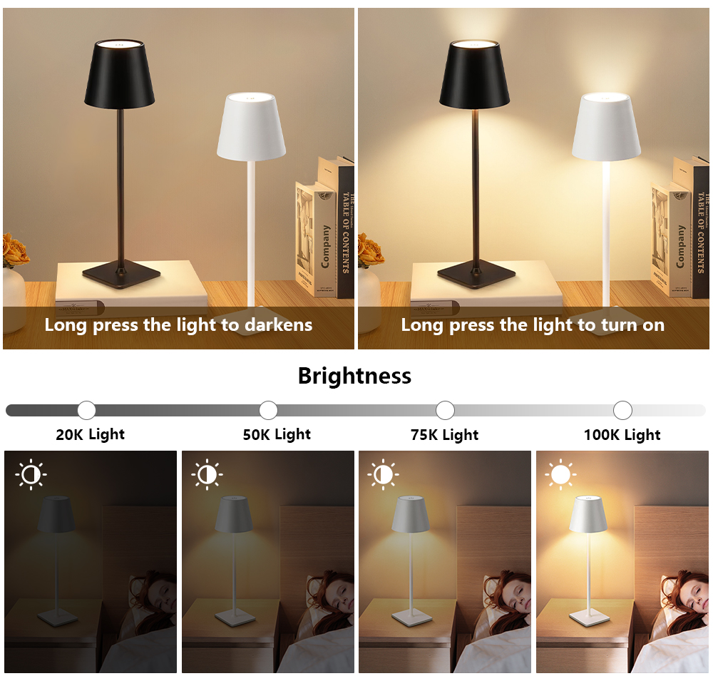 Luminária de Mesa LED Recarreg - Up Lighting Decor avaliação e preço